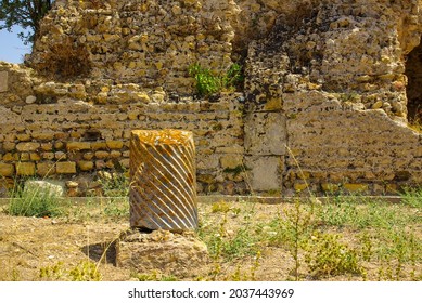 Monastir, Tunisia, Africa - August, 2012: Ruins Of Ancient Carthage In The City Of Tunis