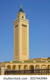 Monastir, Tunisia, Africa - August, 2012: Mosque Malik Ibn Anas Carthage In Tunis