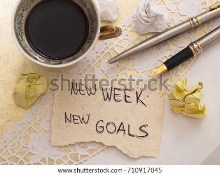 It's Monday concept