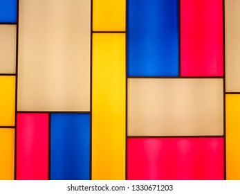 Mondrian Wall Pattern