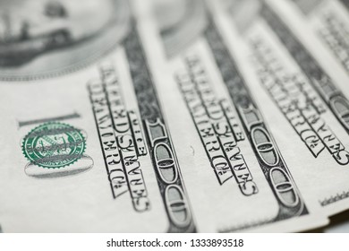 Money  of american hundred dollar bills. US dollars banknotes texture. - Shutterstock ID 1333893518