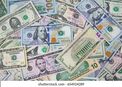 Money American Hundred Dollar Bills Pile Stock Photo 654924289 ...