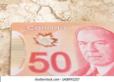 Money Canada Dollars Canadian Currency Closeup Stock Photo 1408992257 ...