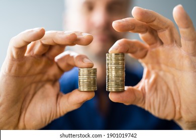 Money Disparity And Pay Gap. Comparing Tax And Salary - Shutterstock ID 1901019742