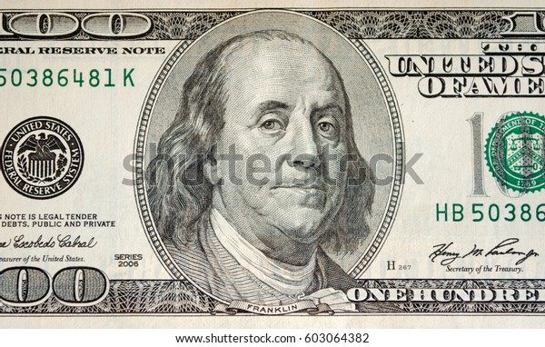 Money Dollar Portrait Background Stock Photo (Edit Now) 603064382