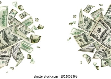 Money Falling. American Money. Washington American Cash, Usd Bac