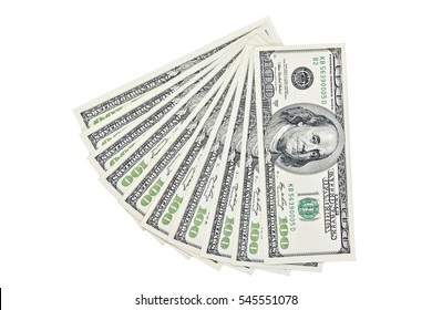 money fan  - Shutterstock ID 545551078