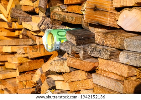 Money as firewood  Inflation, wood becomes expensive, and money burns destroys
