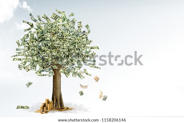 money and gold\
tree