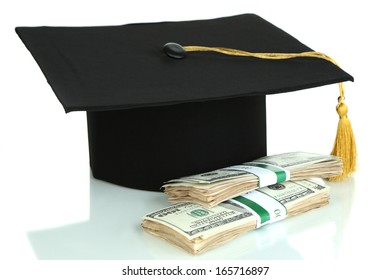 Money Graduation Training Isolated On White Stock Photo 165716897 ...