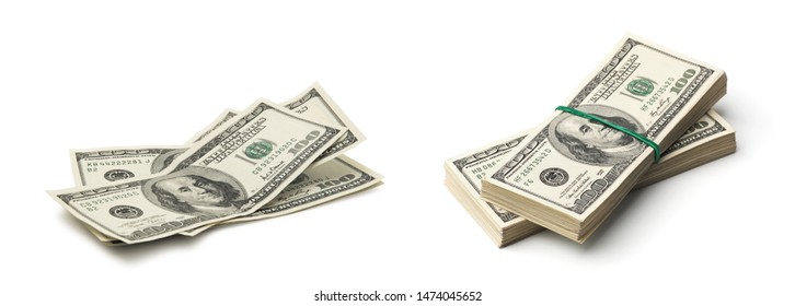 money isolated on a white - Shutterstock ID 1474045652