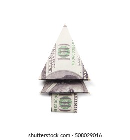 Money Origami Christmas Tree