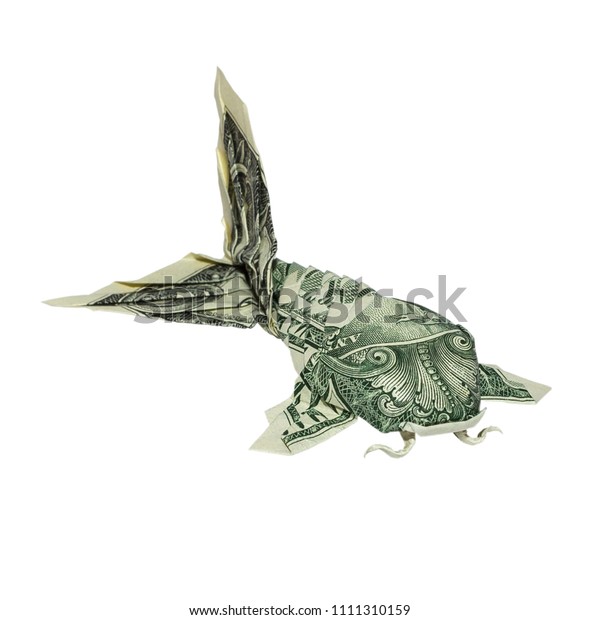 Money Origami Koi Fish Folded Real Stock Photo Edit Now