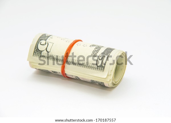 Money Secured Rubber Band Stock Photo (Edit Now) 170187557