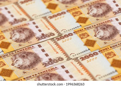 Money Of Tanzania. Tanzania Shilling Bills.  2000 Shillings. 