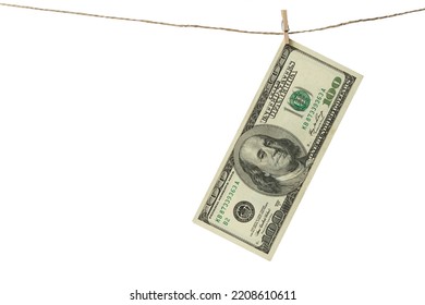 Money, US Dollar Bills Background. Paper Money Is Scattered On The Table With Silver Coins. Photo For Finance And Economics Concepts.