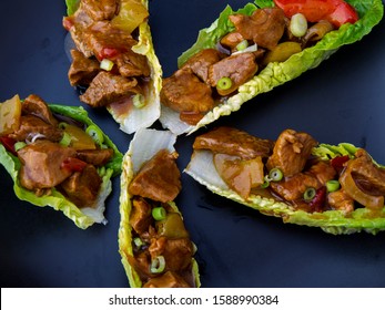 Mongolian Lamb With Lettuce Wrap