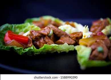 Mongolian Lamb With Lettuce Wrap