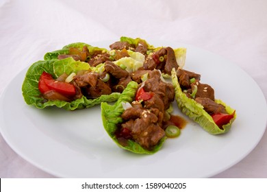 Mongolian Lamb With Lettuce Wrap