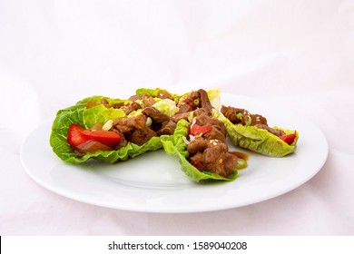 Mongolian Lamb With Lettuce Wrap