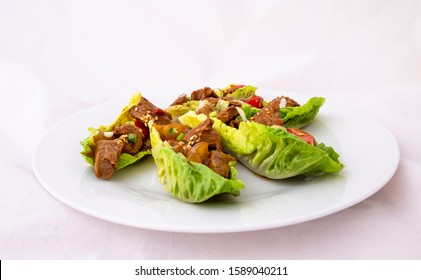 Mongolian Lamb With Lettuce Wrap