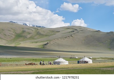 Mongolian Yurts Dwellers Stock Photo 1217978251 | Shutterstock