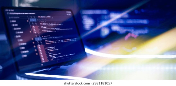Monitor closeup of function source code. Abstract IT technology background. - Powered by Shutterstock - Get 15% off with code: PIKWIZARD15
