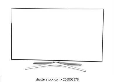 Tv Isolated Blank Empty Screen Vector Stock Vector (Royalty Free ...