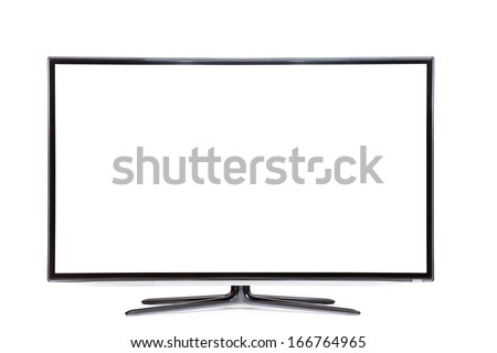 monitor isolated on white