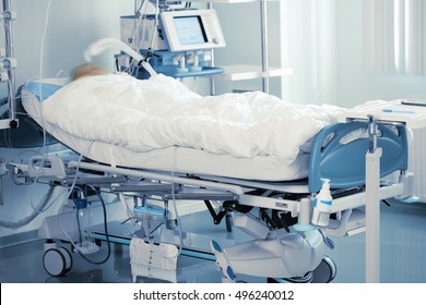 Monitoring of comatose patient in intensive care.