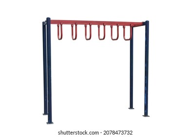 Monkey bars isolated on white background,with clipping path. playground - Powered by Shutterstock