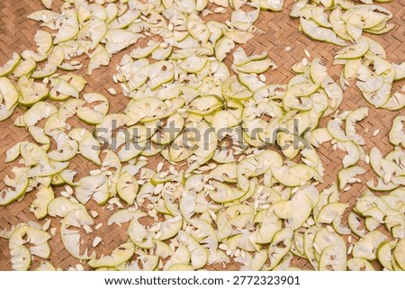 Monkey Jack Fruit Slices Spread for Drying, Monkeyjack, Artocarpus, Lacucha, Fruit, Sun-dry