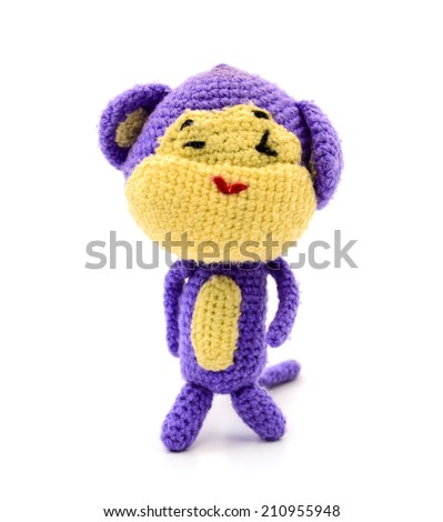 Monkey Knitting doll