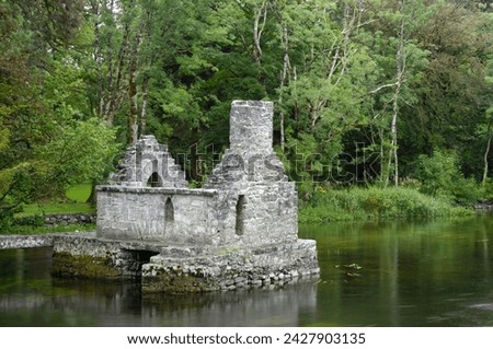 Monks fishing house, cong abbey, county mayo, connacht, republic of ireland, europe
