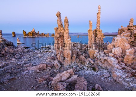 Similar – Mono Lake Tufa Statues