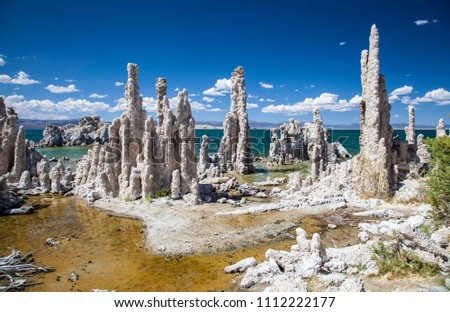 Similar – Mono Lake Tufa Statues