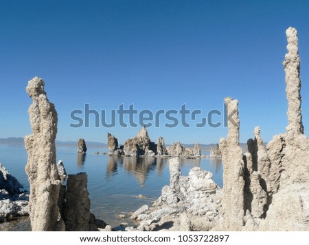 Similar – Mono Lake Tufa Statues