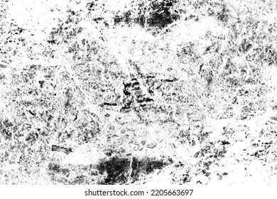 Monochromatic Abstract Grunge Texture On White Surface