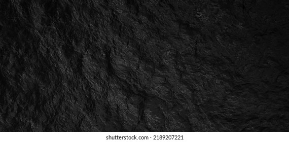 Monochromatic Close Up of Gentle Waves in Water. black water sea wave. black rock water banner and surface of dark nature background. Black texture. dark cave texture. Black wall texture. Rock.