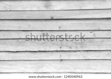 Monochrome or Black and white of Old wood panel texture of wall room, Natural material design for interior and exterior, Brown wooden texture and background. Soft and blur focus.