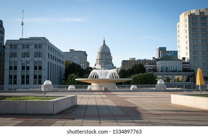 Monona Terrace Wisconsin State Capitol Fountain