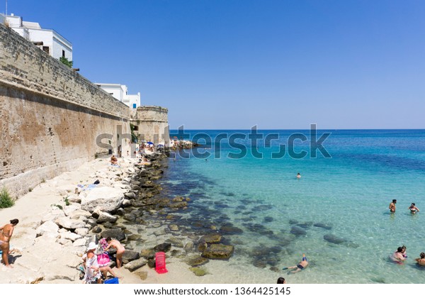 Monopoli Italy Beach Monopoli Puglia Italy Stock Photo Edit Now