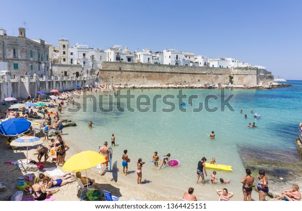 Monopoli Italy Beach Monopoli Puglia Italy Stock Photo Edit Now