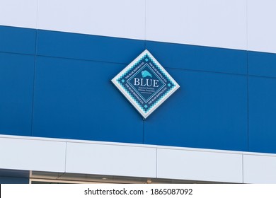 Monroe - Circa November 2020: Blue Buffalo Logo. Blue Buffalo Is A Division Of General Mills And Is A Wholesome Pet Food Manufacturer.