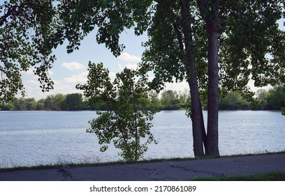 Monroe Michigan, June 2022: View Of Sterling State Park                               