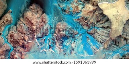 monsoon, abstract photography of the deserts of Africa from the air. aerial view of desert landscapes, Genre: Abstract Naturalism, from the abstract to the figurative, contemporary photo art