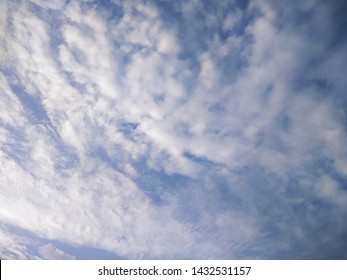 Monsoon Rain Clouds Over The Indian City. Monsoon Season Is On Its Peak In India. 