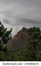 Monsoon Utah Dark Desert Skies