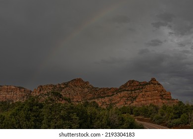 Monsoon Utah Dark Desert Skies