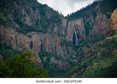 Monsoon Waterfall In The Chiricahua Mountains